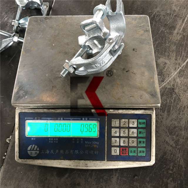 Drop kované dvojité lešení spojky