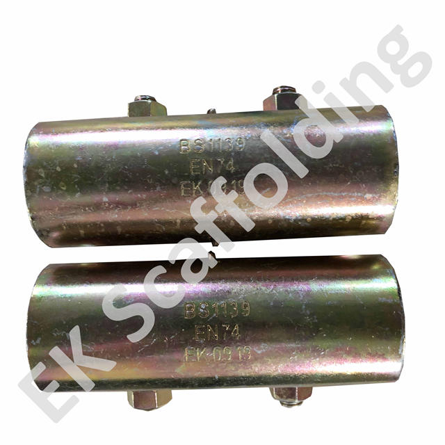 Britská svorka s lešením stisknutá spojka s lešením