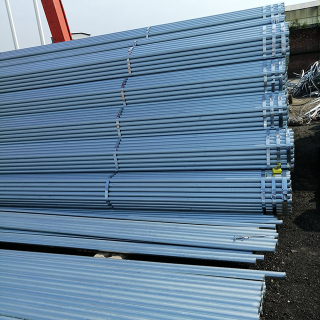 Lešení ocelové trubice EN39 Galvanizované lešení lešení OD48,3x3,2 mm