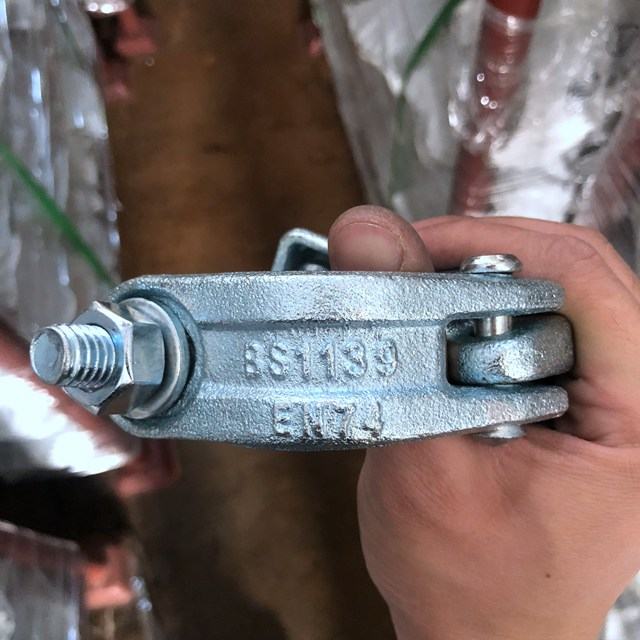 Drop Forged BS1139 EN74 Galvanizovaný lešení otočný spojku