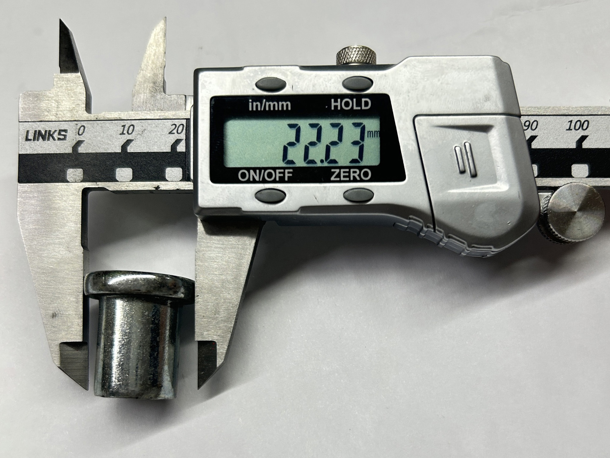 Spojka lešen&iacute; Velikost n&yacute;tu