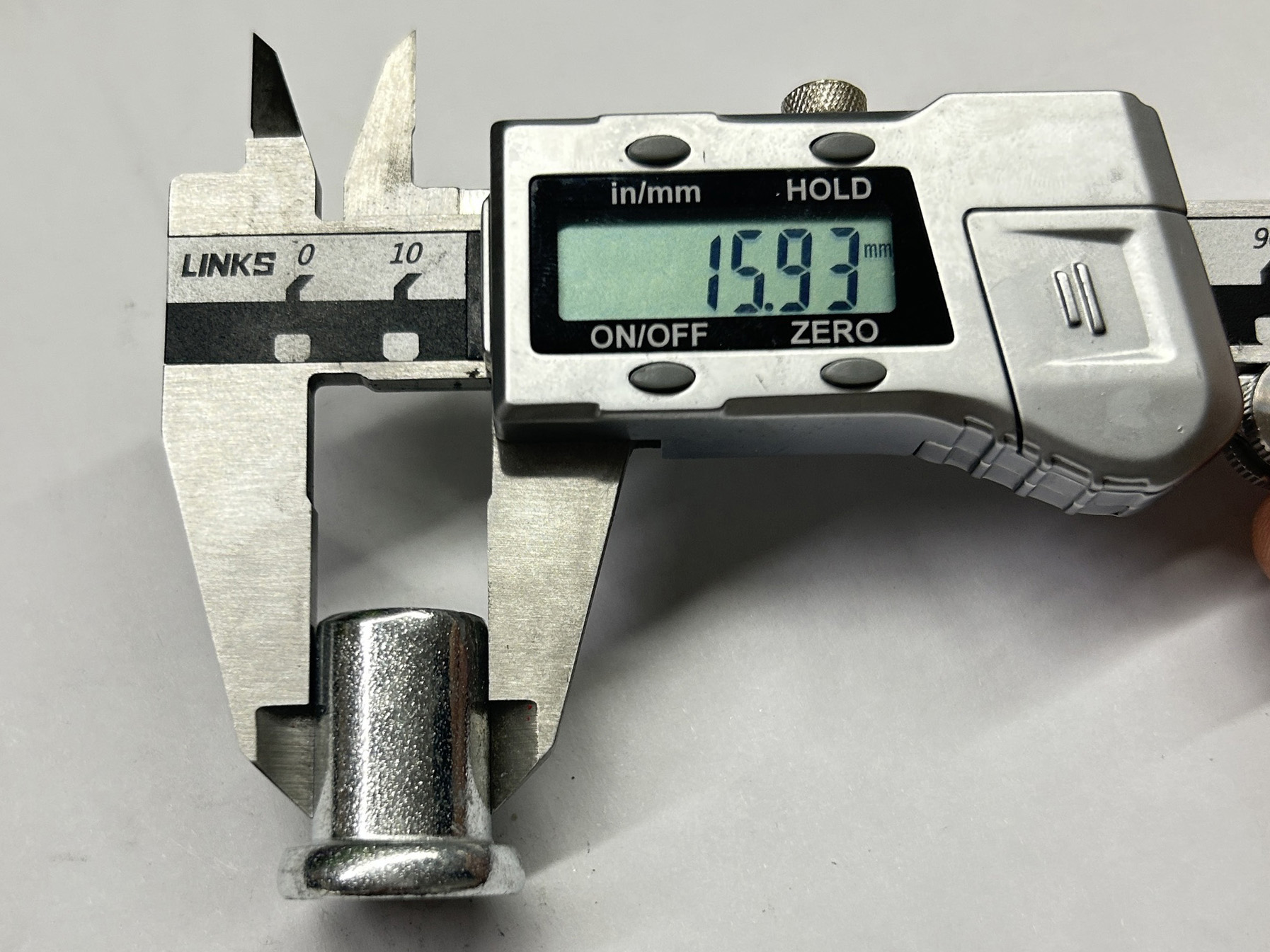 Spojka lešen&iacute; Velikost n&yacute;tu