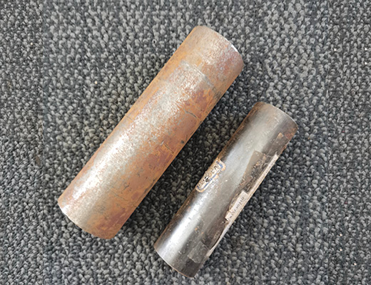 Tráhací tyč, křídlová matice a zátka vody