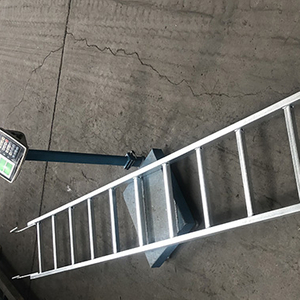 Lešení rovné ocelové opice žebřík galvanizovaný