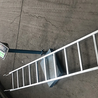 Lešení rovné ocelové opice žebřík galvanizovaný