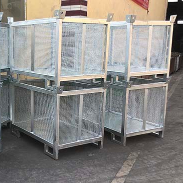 Úložiště příslušenství pro lešení Galvanizovaná ocelová paleta