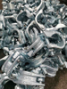 Drop kované lešení Elektro galvanizovaný otočný spojku