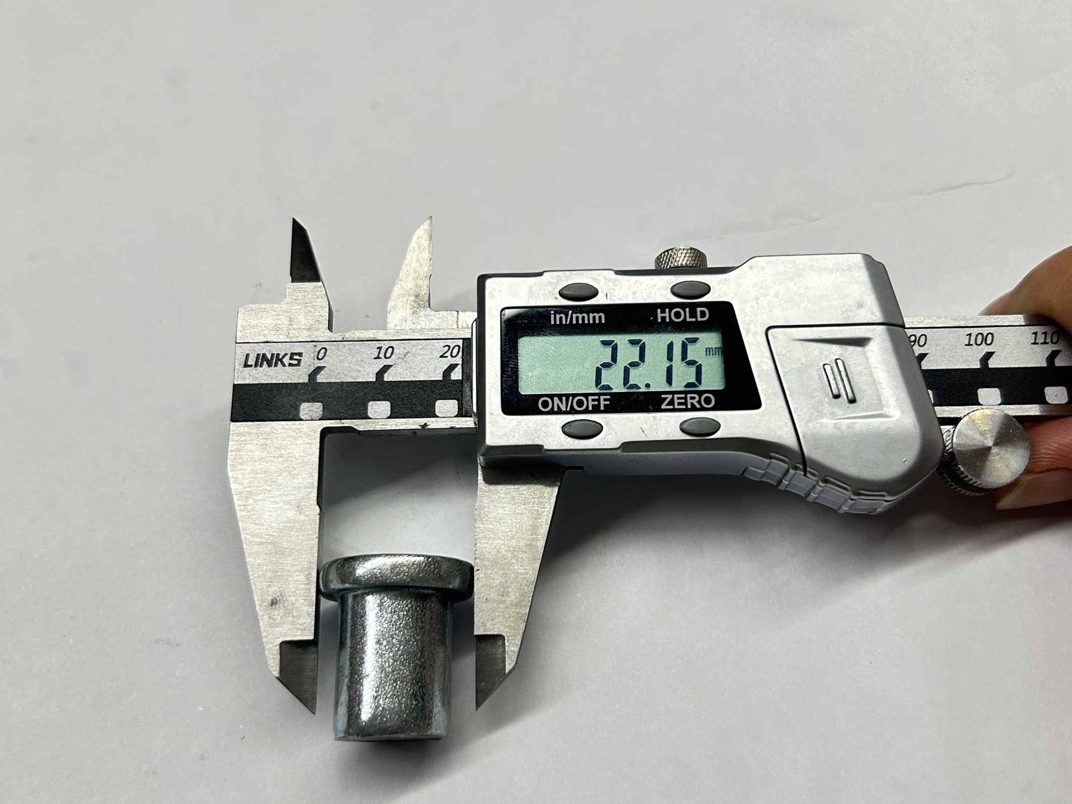 Spojka lešen&iacute; Velikost n&yacute;tu