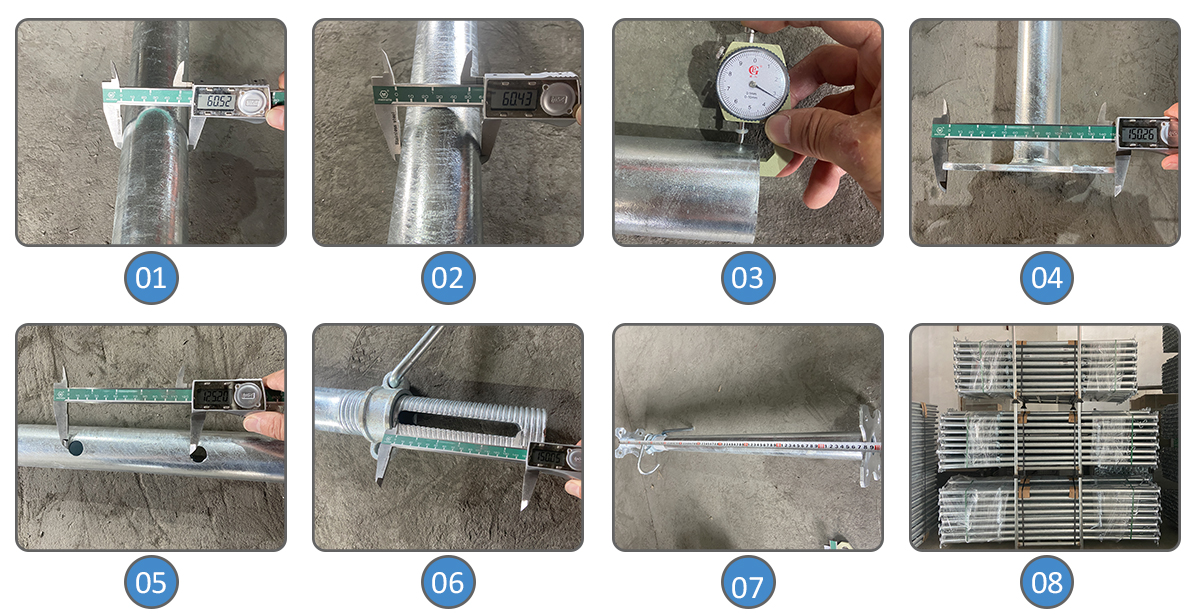 Proces inspekce ocelové podpěry