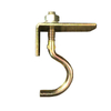 Fitting lešení BS1139 Skafold Clamp Coupler stisknuté tlačítko na desce