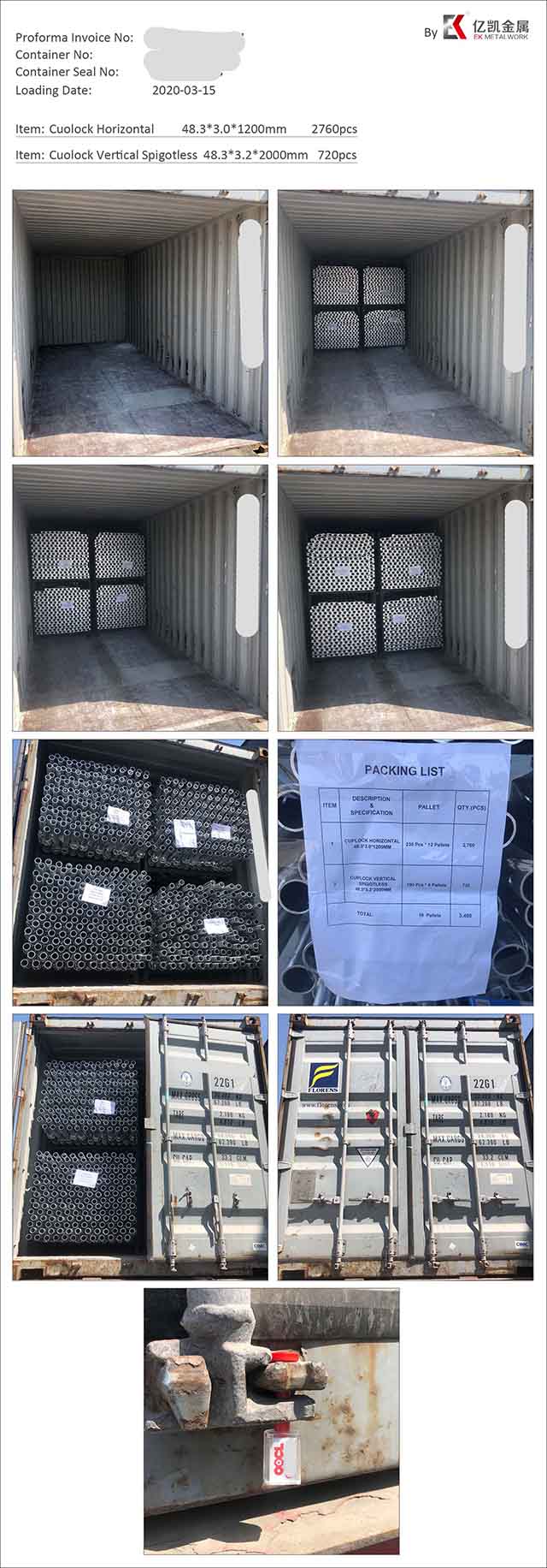 HOT-DIP Galvanized Cuplock Scafolding System Ledger 