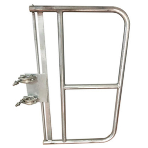 Elektrické galvanizované branky žebříku s lešením