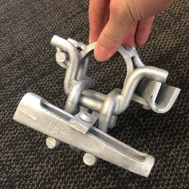 Hot-Dip galvanizovaný italský typ lešení dvojitý spojka