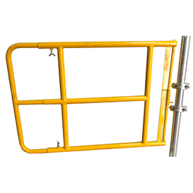 Bezpečnostní brána žlutého žebříku Access Lešení