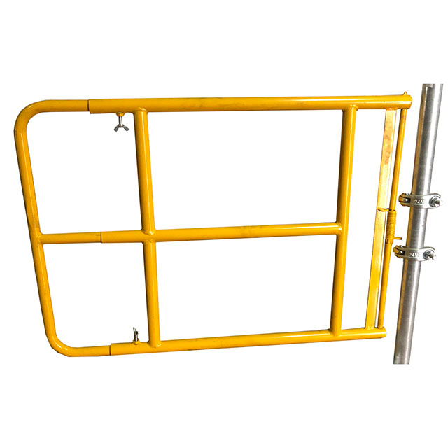 Bezpečnostní brána žlutého žebříku Access Lešení