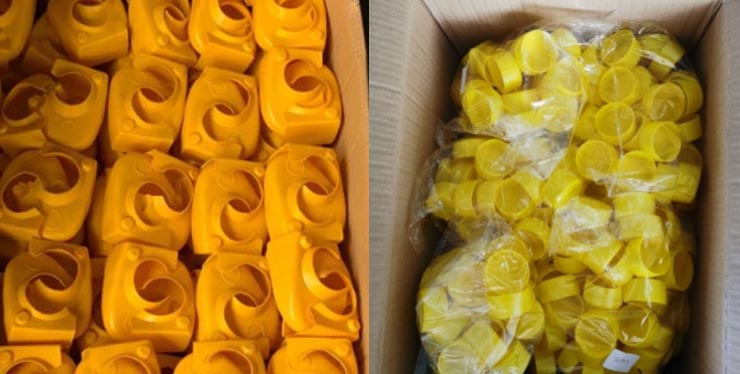 Plastový vazební kryt a uzávěr trubice