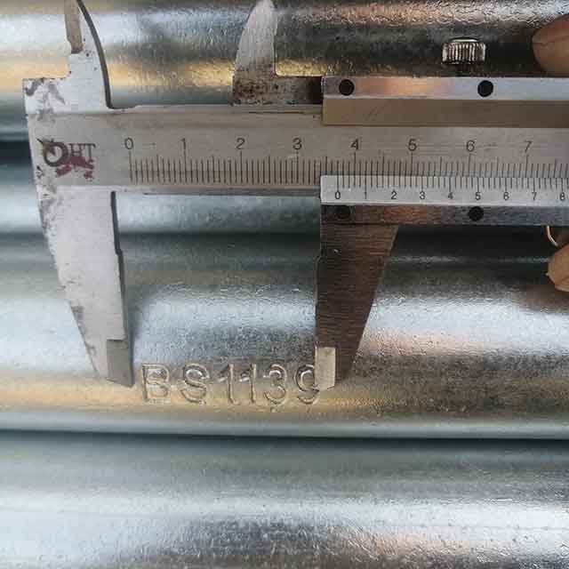 Potrubní lešení z ocelové trubky HDG