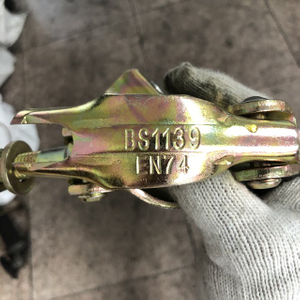 Lisovaný BS1139 EN74 lešení zlatý galvanizovaný otočný spojku