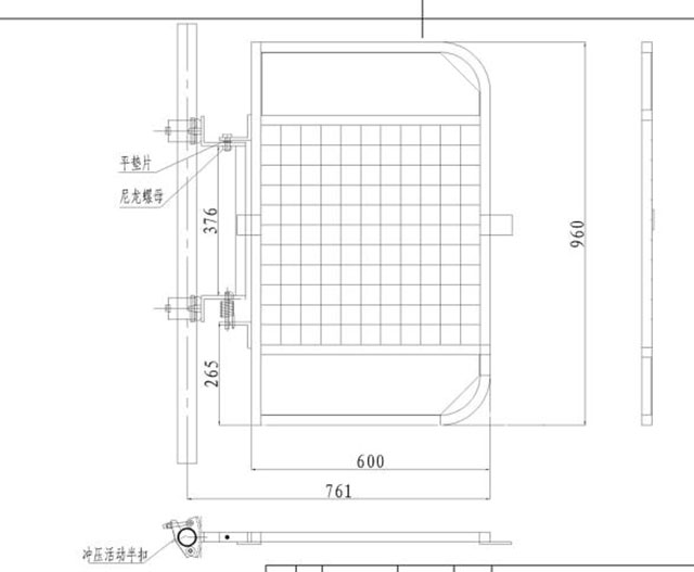 Př&iacute;stup k jarn&iacute;mu žebř&iacute;ku Provozn&eacute; lešen&iacute; Bezpečnostn&iacute; br&aacute;ny 