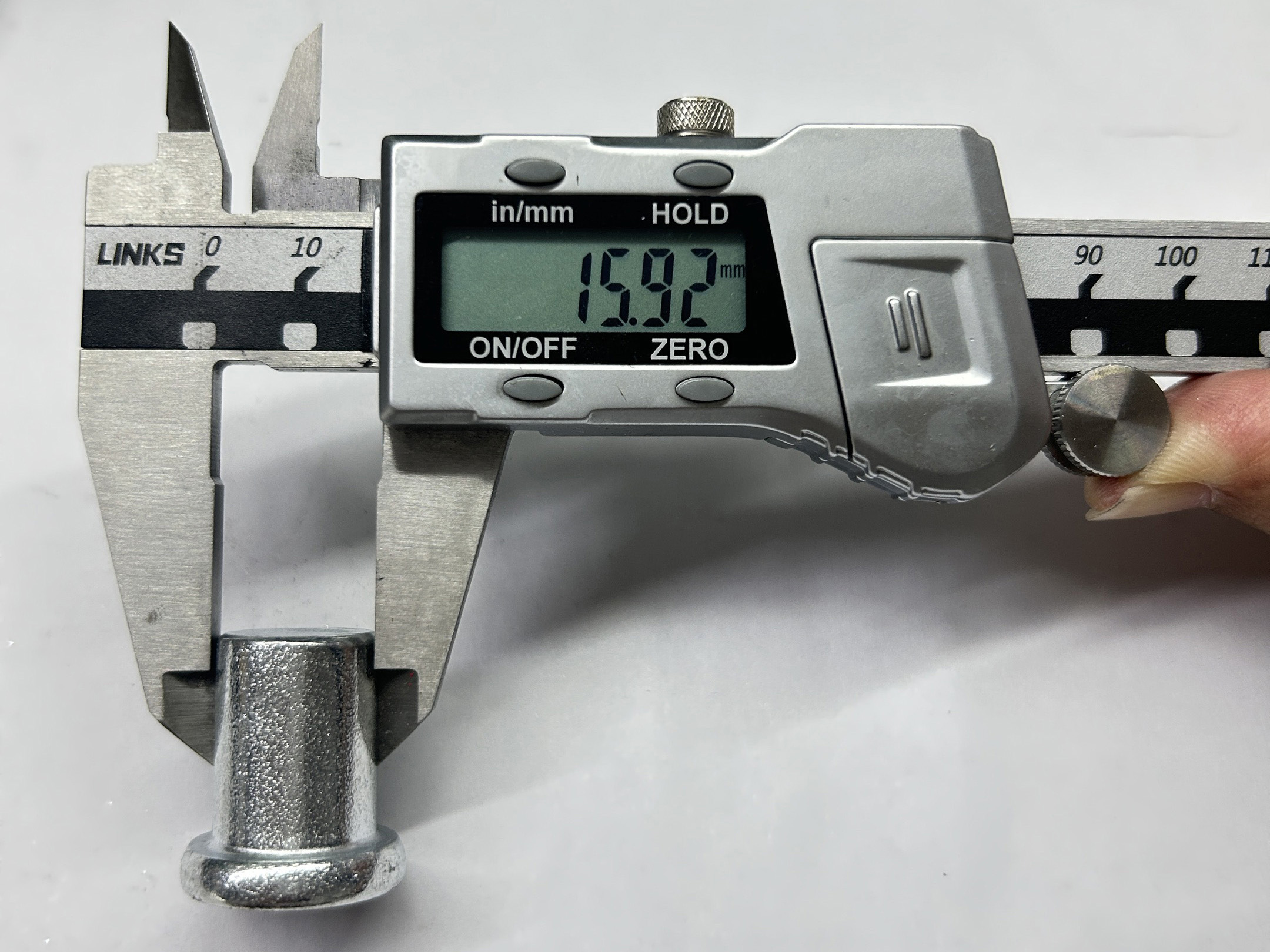 Spojka lešen&iacute; Velikost n&yacute;tu