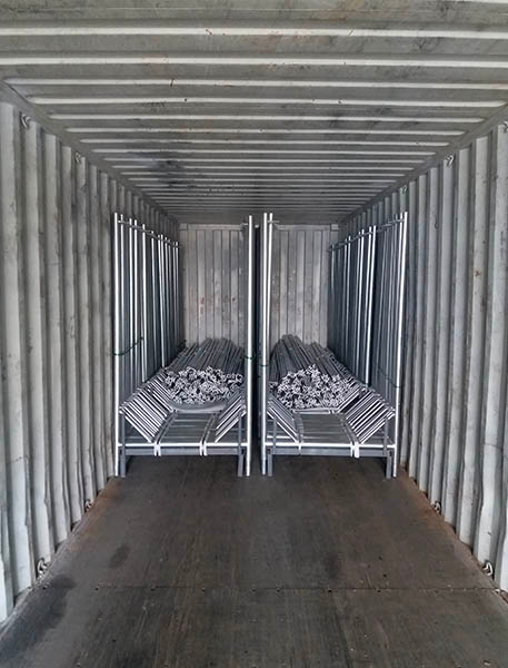 Křížová ortéza lešení děr