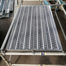 Galvanizovaná lešení prkno chůze s háčkem