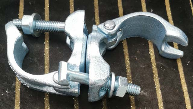 Drop kované lešení galvanizované otočné vazby