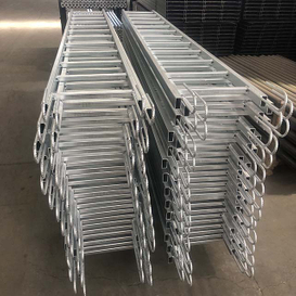 HDG lešení rovné ocelové opice žebřík