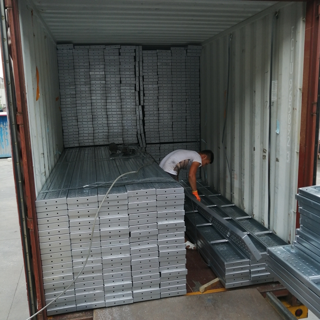 BS1139 Galvanizované ocelové lešení procházky